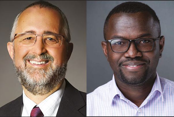 Paul S. Bernstein, MD, PhD (a la izquierda) y Emmanuel K. Addo, OD (a la derecha), expertos en nutrición ocular