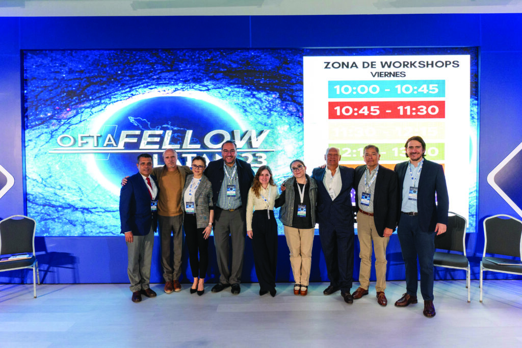 Profesores asistentes del evento de oftalmología Oftafellow 2023