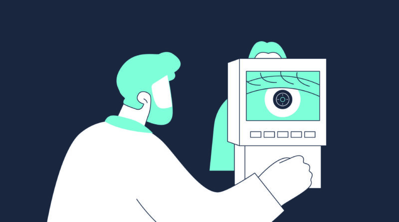 ilustración análisis ocular