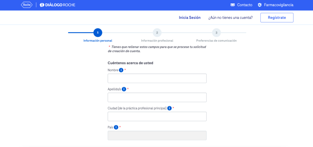 Registro dialogo roche